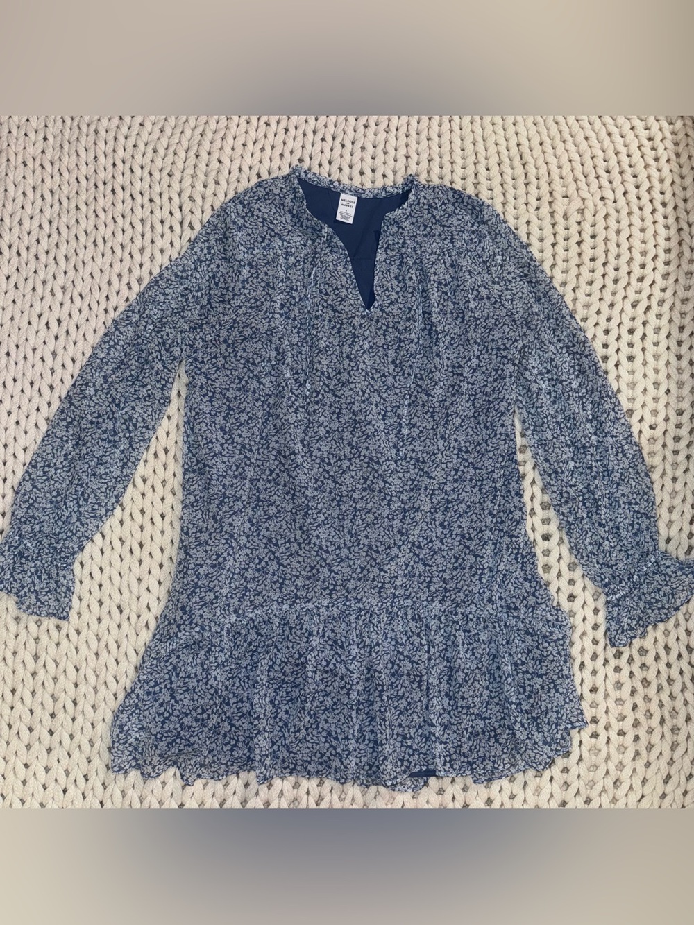 Melrose and Market Navy Floral Women’s Dress
